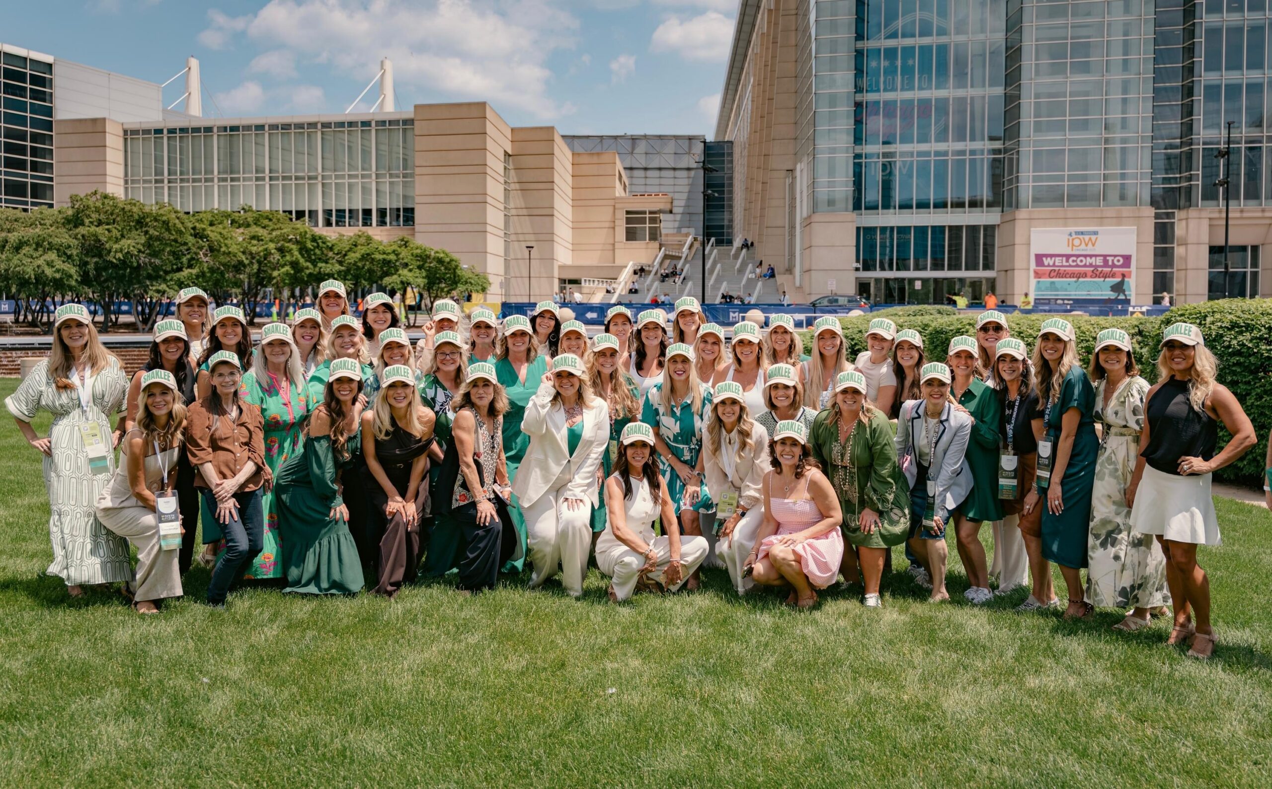 The One Team community gathered outdoors at a Shaklee event